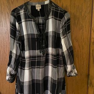 Como Vintage Plaid Shirt **